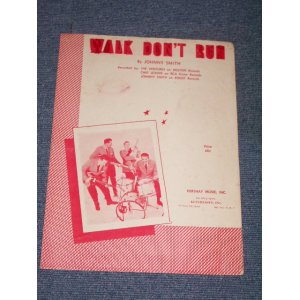 画像: THE VENTURES - WALK DON'T RUN MUSIC SHEET    / 1960 US ORIGINAL BOOK  