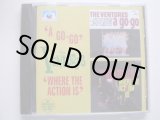 画像: THE VENTURES -A GO GO + WHERE THE ACTION IS ( 2 in 1 )/ 1994  UK& EU SEALED   CD 