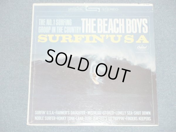 画像1: The BEACH BOYS - SURFIN' USA ( Ex+ / Ex++ ) / 1963 US ORIGINAL STEREO LP