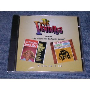 画像: THE VENTURES - LET'S GO + PLAY THE COUNTRY CLASSICS  ( 2 in 1+ BONUS TRACK ) / 1996 US Sealed CD 