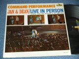 画像: JAN & DEAN - COMMAND PERFORMANCE : LIVE IN PERSON  ( Ex+/Ex++ )  / 1965 US ORIGINAL MONO   LP 