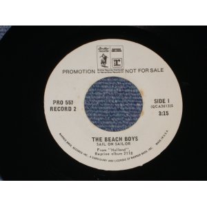 画像: THE BEACH BOYS - SAIL ON SAILOR  / 1972 US ORIGINAL PROMO ONLY SPECIAL COUPLING 7"Single