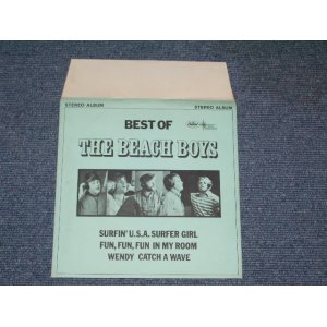 画像: THE BEACH BOYS - BEST OF  THE BEACH BOYS  / 1967 US ORIGINAL 7"33rpm JUKEBOX EP+PS 