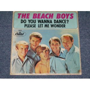 画像: THE BEACH BOYS - DO YOU WANNA DANCE?  ( STRAIGHT-CUT Cover Ex/VG++ ) / 1965 US ORIGINAL 7" SINGLE With PICTURE SLEEVE 