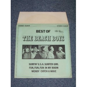 画像: THE BEACH BOYS - BEST OF  THE BEACH BOYS  / 1967 US ORIGINAL 7"33rpm JUKEBOX EP+PS 