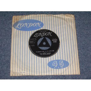 画像: TEDDY BEARS - TO KNOW HIM, IS TO LOVE HIM  ( 1st Single: Ex+++ /Ex+++ ) / 1958 UK ORIGINAL  7" SINGLE 