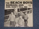 画像: THE BEACH BOYS - BARBARA ANN (  GLOSSY PICTURE SLEEVE : MATRIX  F3#5/G4 : Ex+/Ex+++) / 1965 US ORIGINAL 7" SINGLE With PICTURE SLEEVE  