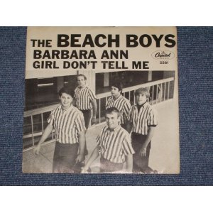 画像: THE BEACH BOYS - BARBARA ANN (  GLOSSY PICTURE SLEEVE : MATRIX  F3#5/G4 : Ex+/Ex+++) / 1965 US ORIGINAL 7" SINGLE With PICTURE SLEEVE  