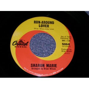 画像: SHARON MARIE With BRIAN WILSON of THE BEACH BOYS - RUN-AROUND LOVER / 1963 US ORIGINAL 7" SINGLE 