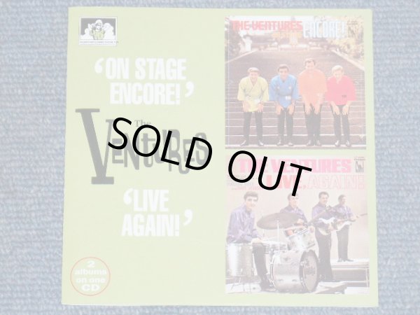 画像1: THE VENTURES - ON STAGE ENCORE! + LIVE AGAIN ( 2 in 1 )/ 199  UK& EU Used CD 