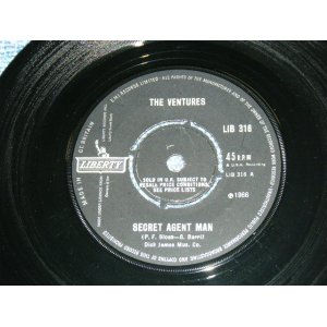 画像: THE VENTURES - SECRET AGENT MAN ( Ex-/Ex++ ) / 1966  UK ORIGINAL 7" SINGLE 