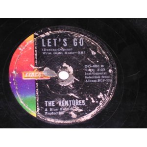 画像: THE VENTURES - WALK RIGHT IN / LET'S GO / 1960s  PHILLIPPINESORIGINAL 78rpm SP 
