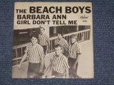 画像: THE BEACH BOYS - BARBARA ANN (  GLOSSY PICTURE SLEEVE : MATRIX  F1#2/G4 : Ex+/Ex++) / 1965 US ORIGINAL 7" SINGLE With PICTURE SLEEVE  