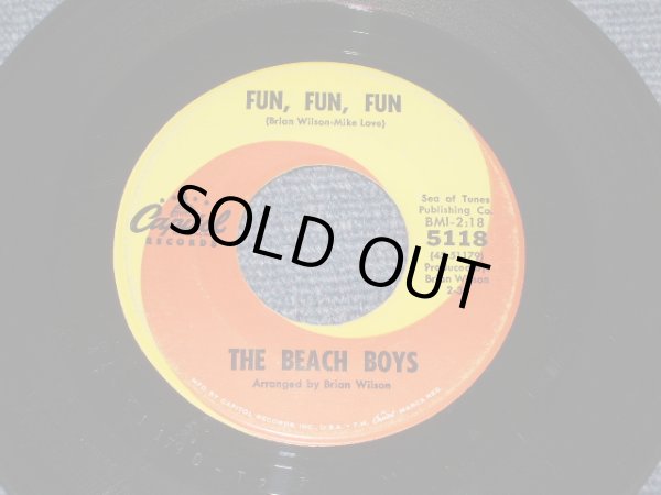 画像1: THE BEACH BOYS - FUN FUN FUN (  BRIAN - MIKE LOVE  CREDIT ) /  1964 US  Original 7"Single  