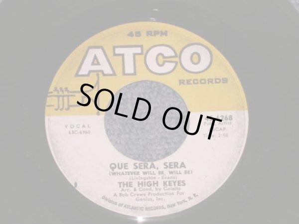 画像1: THE HIGH KEYS - QUE SERA SERA / 1963 US ORIGINAL 7" SINGLE