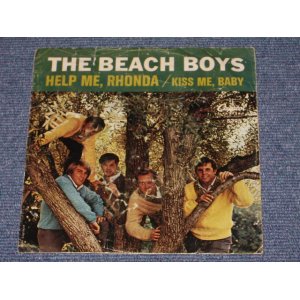 画像: THE BEACH BOYS - HELP ME,RHONDA   ( : MATRIX G4/G4 : STRAIGHT LISTING TITLE on LABEL: VG+++/Ex ) / 1965 US ORIGINAL 7" SINGLE With PICTURE SLEEVE 