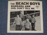 画像: THE BEACH BOYS - BARBARA ANN (  GLOSSY Finish SMALL SIZE PICTURE : MATRIX  G4/F1 : Ex+++/M-,Ex+++ ) / 1965 US ORIGINAL 7" SINGLE With PICTURE SLEEVE  