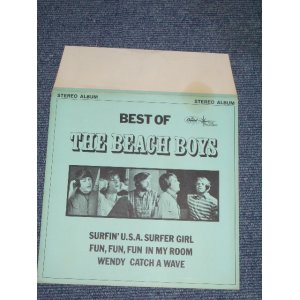 画像: THE BEACH BOYS - BEST OF  THE BEACH BOYS  / 1967 US ORIGINAL 7"33rpm JUKEBOX EP+PS 