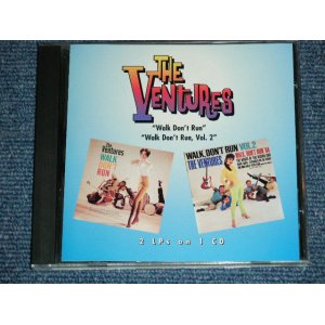 画像: THE VENTURES - WALK DON'T RUN + WALK DON'T RUN VOL.2  ( 2 in 1+ BONUS TRACK ) / 1996 US Used  CD 
