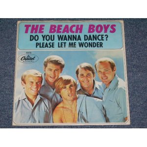 画像: THE BEACH BOYS - DO YOU WANNA DANCE?  ( STRAIGHT-CUT Cover Ex+/Ex+ ) / 1965 US ORIGINAL 7" SINGLE With PICTURE SLEEVE 