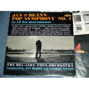 画像: BEL-AIRE POPS ORCHESTRA ( Conducted by JAN BERRY & GEROGE TIPTON )  - JAN & DEAN'S POP SYMPHONY NO.1 ( Ex/Ex++ )  / 1965 US ORIGINAL MONO  LP 