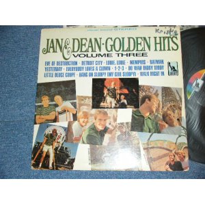 画像: JAN & DEAN -GOLDEN HITS VOL.3 ( Ex-/Ex++ )  / 1966 US ORIGINAL STEREO  LP 