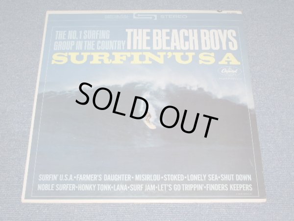 画像1: The BEACH BOYS - SURFIN' USA ( BRIAN WILSON Credit on LABEL ) / 1963 US ORIGINAL STEREO LP