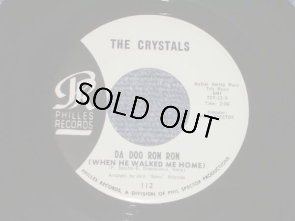 画像1: THE CRYSTALS - DA DOO RON RON ( Matrix # TCY-11B : BLUE  LABEL  Ex++/Ex++ ) / 1963 US ORIGINAL 7" SINGLE 