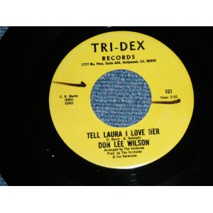 画像: DON LEE WILSON -  TELL .LAULA I LOVE HER ( Ex+++ / Ex+++ )  / 1981 US ORIGINAL Stock Copy 7"SINGLE