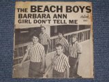 画像: THE BEACH BOYS - BARBARA ANN ( NON-GLOSSY PICTURE SLEEVE : MATRIX  F6/F5 : VG++/Ex++ ) / 1965 US ORIGINAL 7" SINGLE With PICTURE SLEEVE  