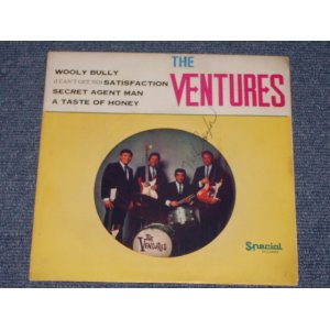 画像: THE VENTURES - WOOLY BULLY  / 1966? THAILAND ORIGINAL ( USA PRESSINGS) 7"45EP + PICTURE SLEEVE & With "MEL TAYLOR'S AUTOGRAPHED SIGN "