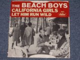 画像: THE BEACH BOYS - CALIFORNIA GIRLS  ( LIGHT GRAY  LOGO TITLE COVER : DIE-CUT Cover : MATRIX M?8/F7 : Ex++/Ex+ ) / 1965 US ORIGINAL 7" SINGLE With PICTURE SLEEVE 