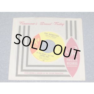 画像: THE RONETTES - IS THIS WHAT I GET FOR LOVING YOU  ( YELLOW LABEL  : MINT )) / 1965 US ORIGINAL 7" SINGLE  With COMPANY SLEEVE