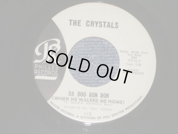 画像1: THE CRYSTALS - DA DOO RON RON ( Matrix # TCY-11B : BLUE  LABEL  MINT-/MINT-) / 1963 US ORIGINAL 7" SINGLE 