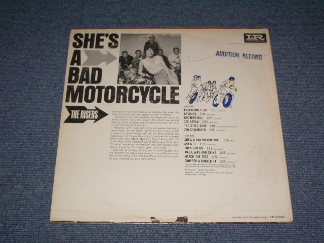 画像: THE RISERS - SHE'S A BAD MOTORCYCLE  / 1964 US ORIGINAL Mono LP 