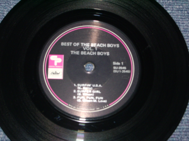 画像: THE BEACH BOYS - BEST OF  THE BEACH BOYS  / 1967 US ORIGINAL 7"33rpm JUKEBOX EP+PS 