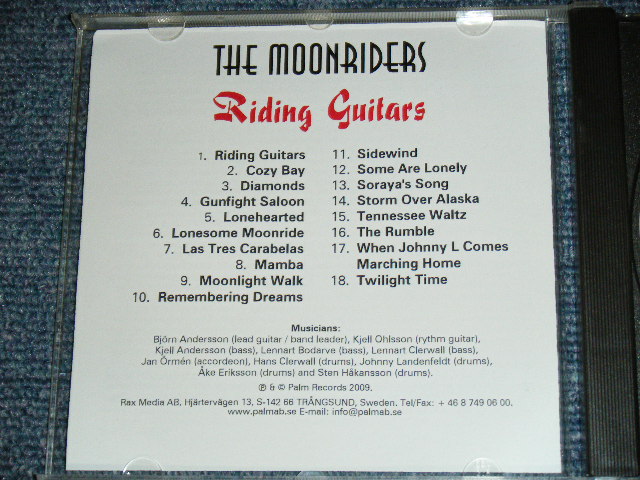 画像: THE MOONRIDERS  - RIDING GUITARS  / 2009 SWEDEN ORIGINAL Brand NEW CD-R 
