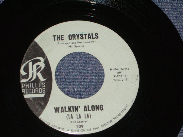 画像: THE CRYSTALS - HE 'S SURE THE BOY I LOVE ( Matrix # TCY-9 : PHIL & ANNETTE Credit : BLUE LABEL Ex+++/Ex+++ ) / 1962 US ORIGINAL 7" SINGLE 