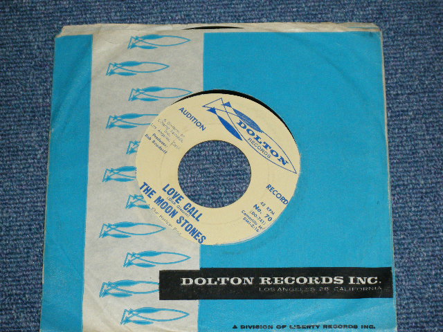 画像: THE MOON STONES ( BOB BOGGLE & DON WILSON WORKS of THE VENTURES ) - MY TRUE LOVE ( MINT/MINT ) / 1963 US ORIGINAL Audition Label PROMO 7"45's Single