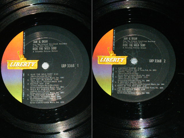 画像: JAN & DEAN - RIDE THE WILD SURF ( Ex-/Ex++ )  / 1964 US ORIGINAL MONO  LP 
