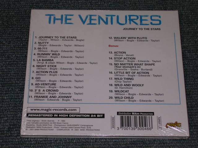 画像: THE VENTURES - JOURNEY TO THE STARS ( FRENCH ONLY ORIGINAL ALBUM + BONUS )  / 2001 FRENCH DI-GI PACK SEALED  CD