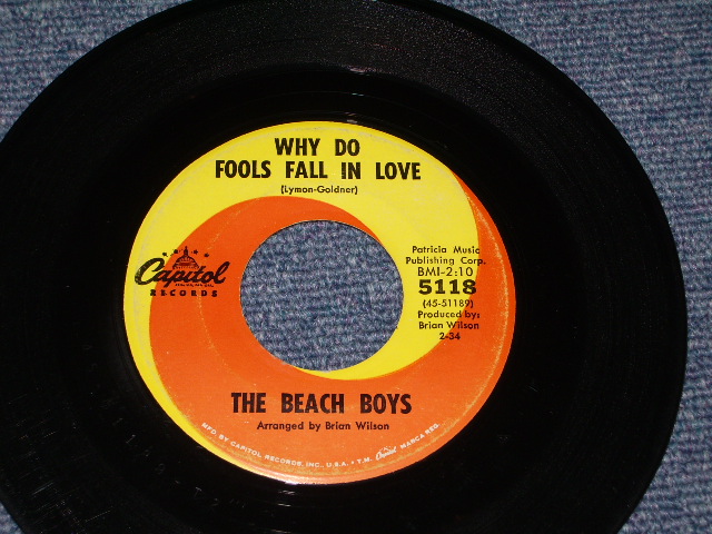 画像: THE BEACH BOYS - FUN FUN FUN (  BRIAN - MIKE LOVE  CREDIT ) /  1964 US  Original 7"Single  