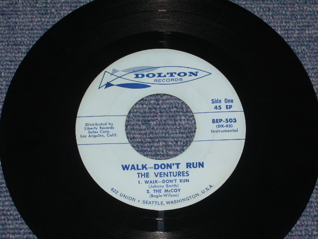 画像: THE VENTURES - WALK-DON'T RUN ( Matrix Number DX-03/DX-04) / 1960 US ORIGINAL 7"45EP + PICTURE SLEEVE