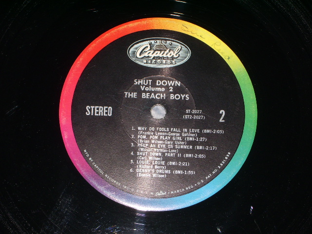 画像: The BEACH BOYS - SHUT DOWN VOLUME 2 ( VG+++/Ex+ ) / 1964 US ORIGINAL STEREO LP