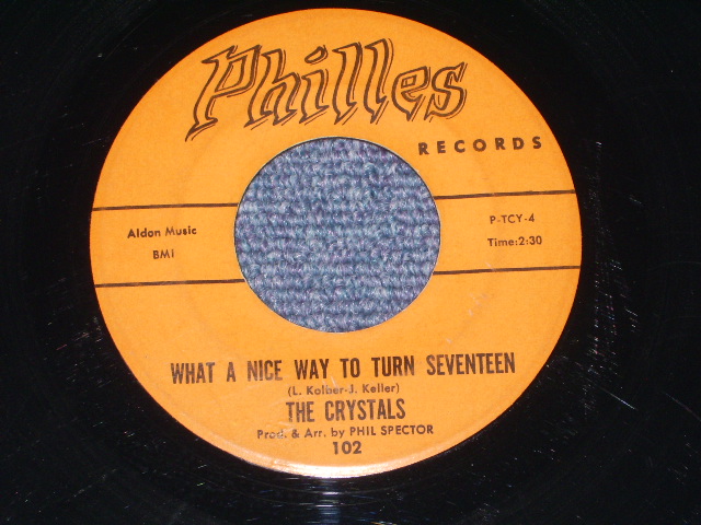 画像: THE CRYSTALS - UPTOWN  ( ORANGE LABEL  Ex-/Ex- ) / 1962 US ORIGINAL 7" SINGLE