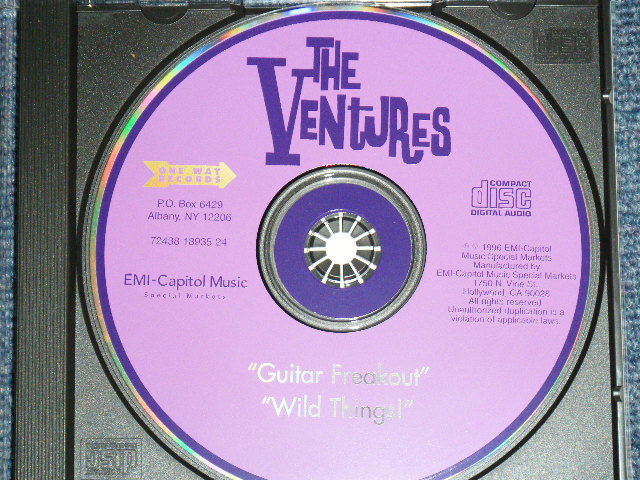 画像: THE VENTURES - GUITAR FREAKOUT + WILD THINGS  ( 2 in 1+ BONUS TRACK ) / 1996 US Used   CD 