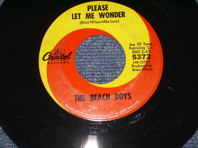 画像: THE BEACH BOYS - DO YOU WANNA DANCE?  ( STRAIGHT-CUT Cover Ex/Ex ) / 1965 US ORIGINAL 7" SINGLE With PICTURE SLEEVE 