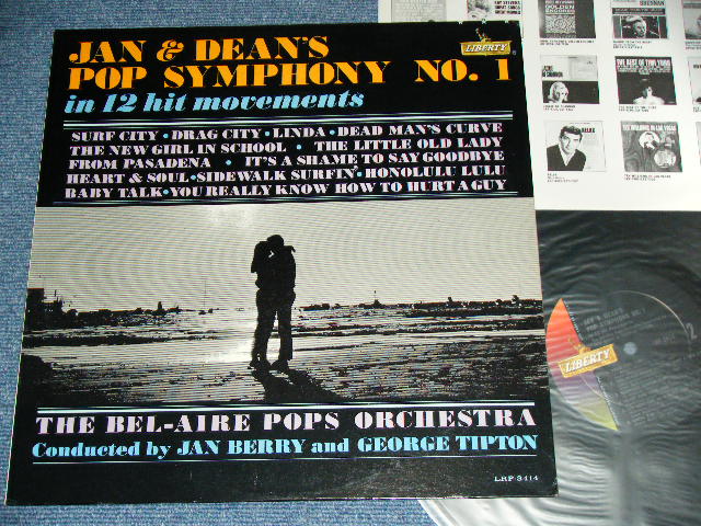 画像1: BEL-AIRE POPS ORCHESTRA ( Conducted by JAN BERRY & GEROGE TIPTON )  - JAN & DEAN'S POP SYMPHONY NO.1 ( MINT-/MINT- )  / 1965 US ORIGINAL MONO  LP 