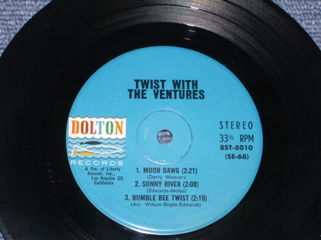 画像: THE VENTURES - TWIST WITH  / 196 US ORIGINAL 7"EP + PICTURE SLEEVE 