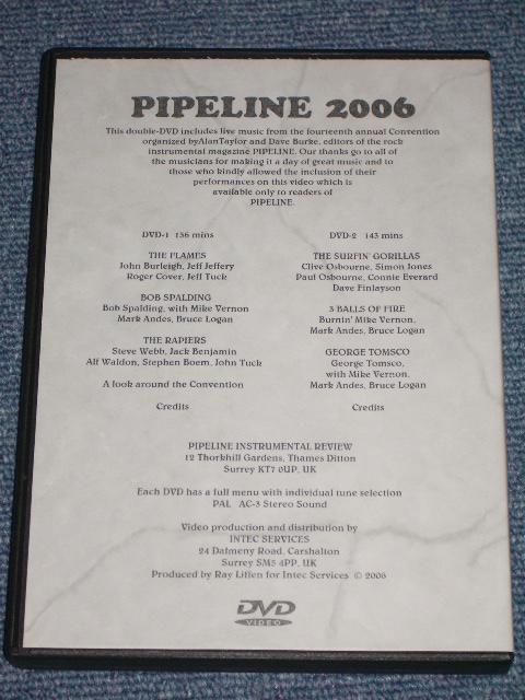 画像: v.a. OMNIBUS - THE 14THPIPELINE INSTRUMENTAL CONVENTION ( 2 DVD-R'S )  / 2006 UK PAL System Brand New  DVD